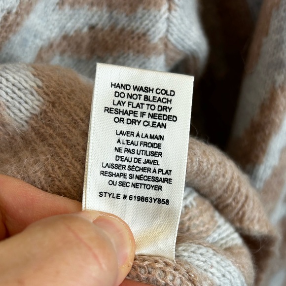 Rebecca Taylor Tiger Stripe Wool Pullover Sweater Size Large - Picture 12 of 14